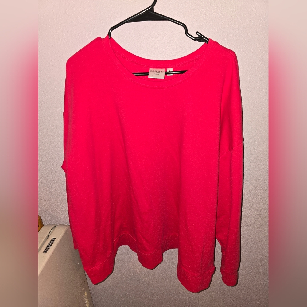 Torrid Super Soft Fleece in Bold Red